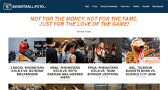 Desktop Screenshot of basketball-foto.de